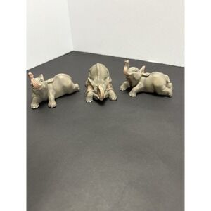 Summit Collection Little Baby Elephants Posing Set of 3 Figurines